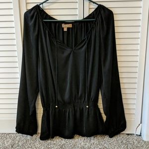 Ellen Tracy black blouse